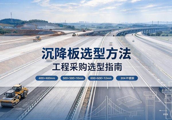 南乐沉降板选择方法
